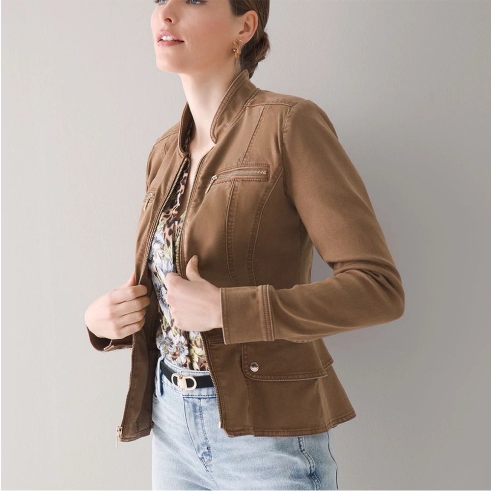 Women's Brown Jacket - Picture 4 of 7